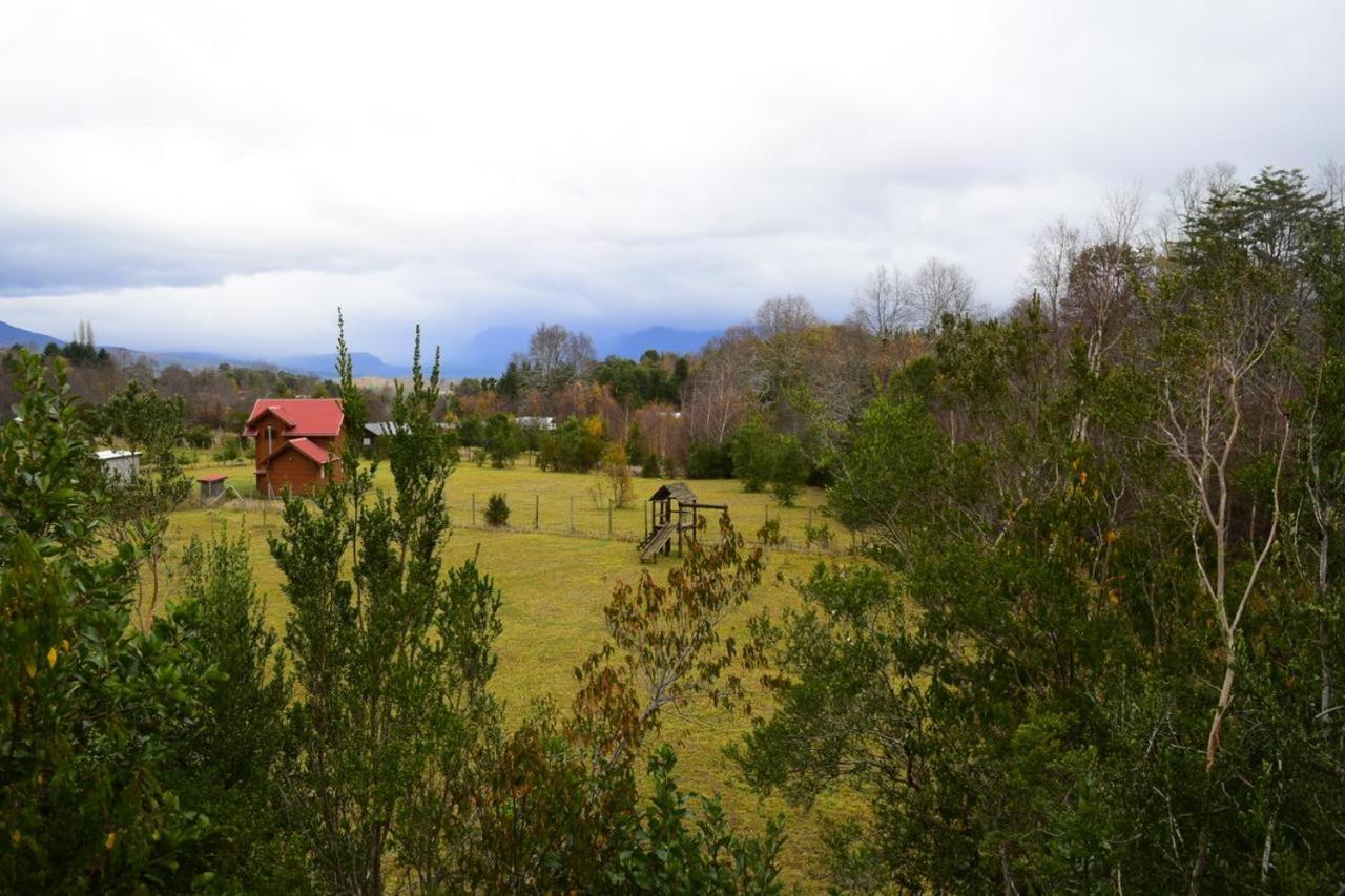 Caburgua Hermosa Vista Al Volcán, Senderos Del Bosque Chalet *